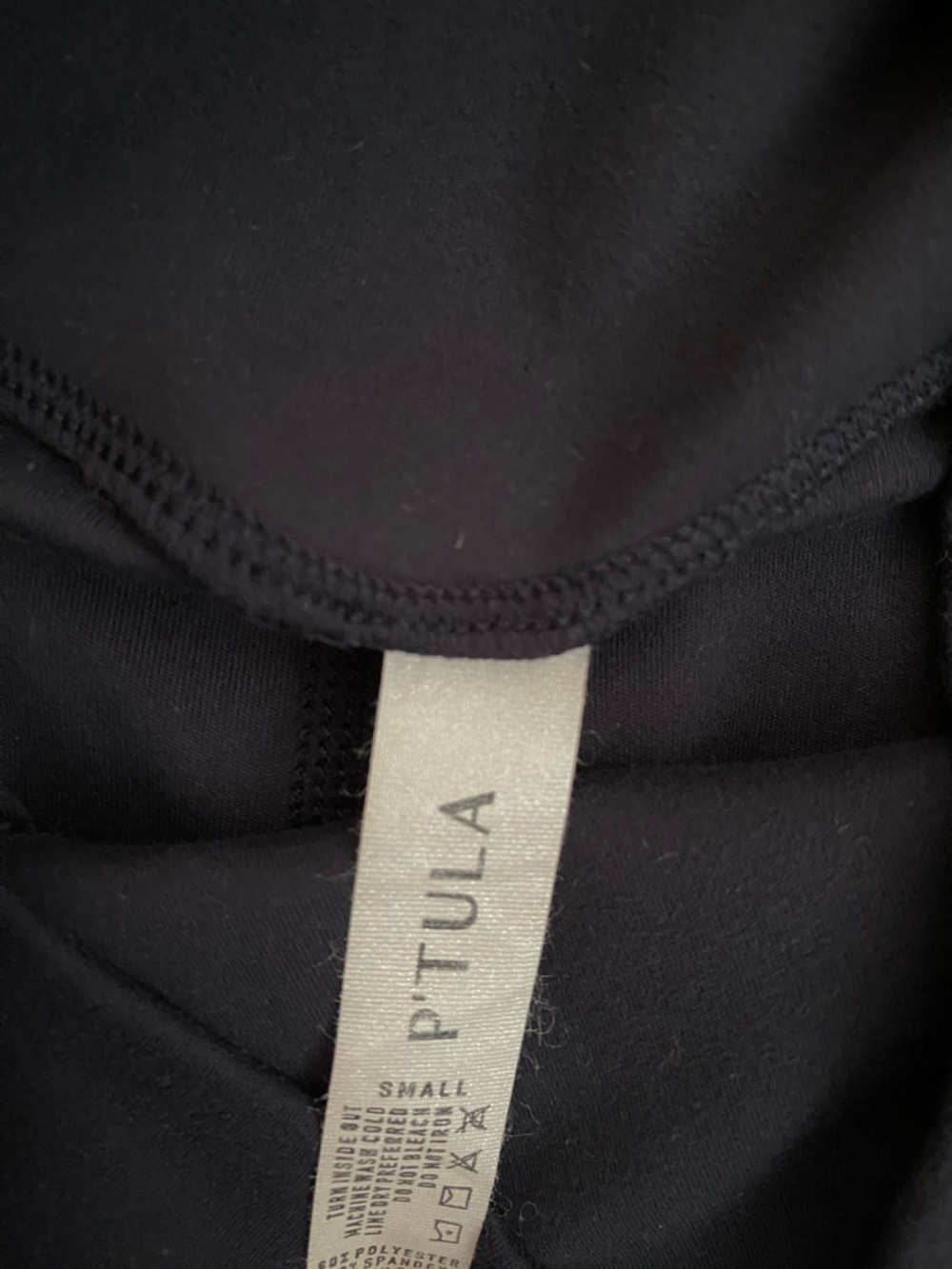 P’tula Maternity High-Waist Leggings (bundle of 2) — Navy, Small - Picture 3 of 7